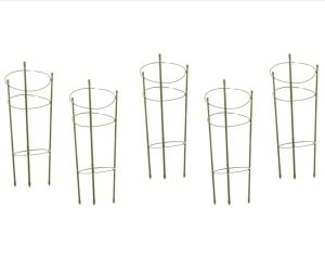 Plant Support Rings Conical 5 Pack 48/60/75cm Durable Weatherproof