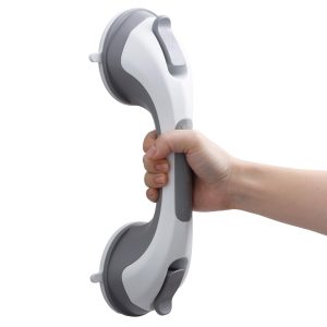 Bathroom Suction Grab Rail 31cm Shower Safety Non-Slip Easy Install
