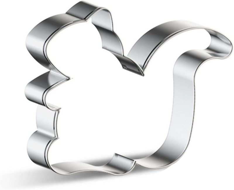 51Kz3-dVpjL._AC_SL1500 Squirrel Cookie Cutter Stainless Steel Fun Shapes for Baking