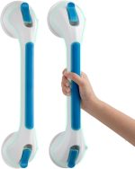 ‎TAILI Suction Grab Rails Bathroom 2 Pack 43cm No Drilling Glow in Dark Shower Handle - Image 1