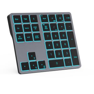Doohoeek Bluetooth Numeric Keypad 34 Key 7-Colour - Image 1