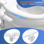 SAMODRA Classic 7.0 Bidet Toilet Seat Attachment Dual Nozzle Non Electric - Image 4