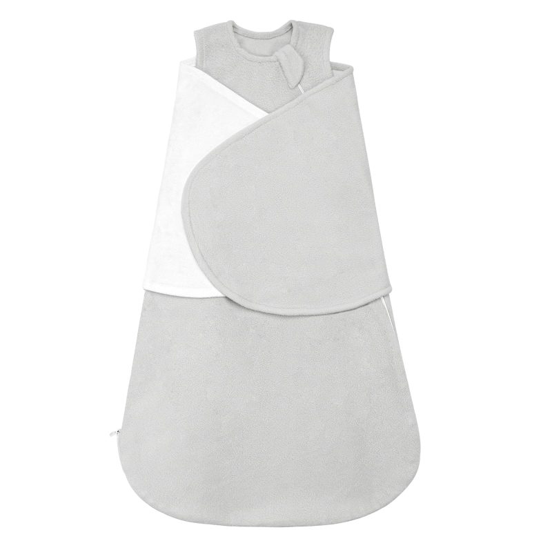 Baby Swaddle Sleeping Bag 1.5 Tog Winter Fleece 0-6 Months