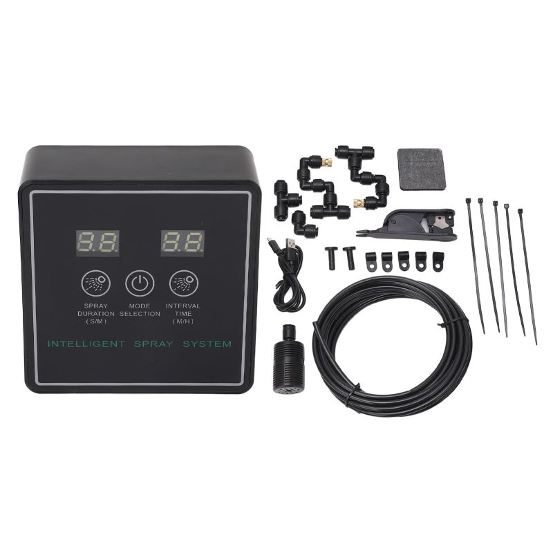 61e9Bus9gNL Reptile Automatic Humidifier Fogger for Terrarium Timer Smart Spray USB 2 Nozzle