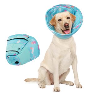 Soft Dog Cone Collar After Surgery Waterproof Anti Lick Bite Scratch