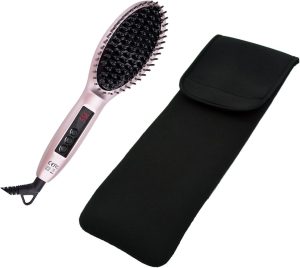 Heat Resistant Hair Straightener Case Soft Neoprene Two Pockets
