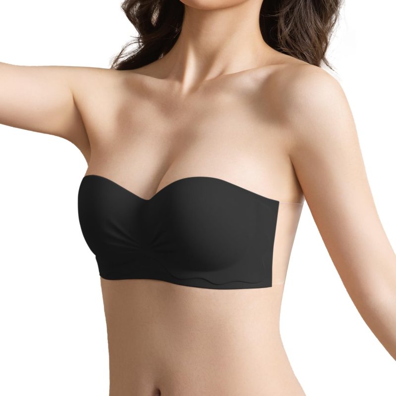 Strapless Adhesive Push Up Bra Size C Backless Wirefree Non-Slip