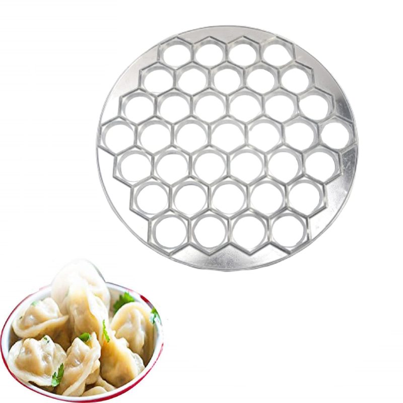 61wMGshddRL Ravioli Maker Roller 37 Hole Dumpling Cutter Easy to Clean Durable