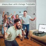 Retrolife R609 Vinyl Record Player Bluetooth 33/45/78 Suitcase Speakers Green - Image 5