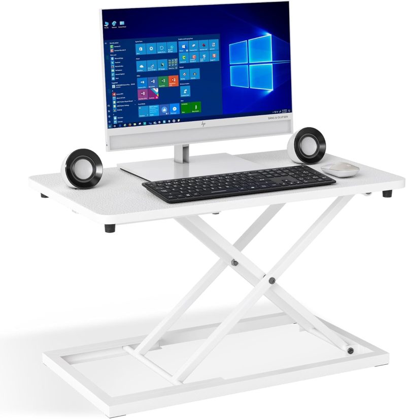 71-xJqwlUL._AC_SL1500 Standing Desk Converter Desk Riser Height Adjustable Standing Desk Converter