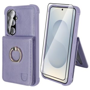 Samsung Galaxy S25 Wallet Case PU Leather Flip Cover Magnetic Card Holder Samsun