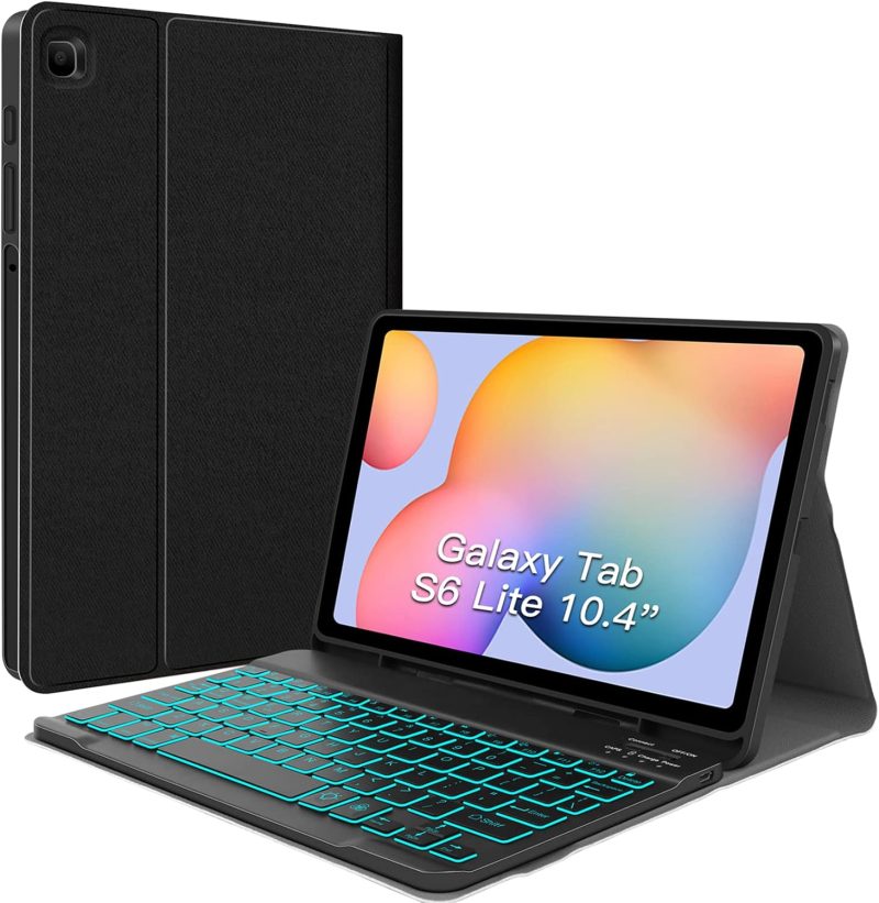 71cXM5BNRgL._AC_SL1500 Samsung Tab A9+ 11in Keyboard Case SM-X210 X216 X218 Backlit S Pen (New other)