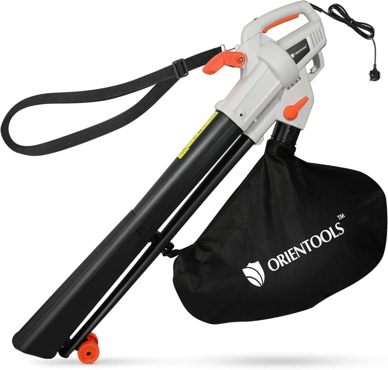 71jXBgY0gZL._AC_SL1500 ORIENTOOLS 3000W Electric Leaf Blower Vacuum Mulcher Corded 6-Speed (Used)