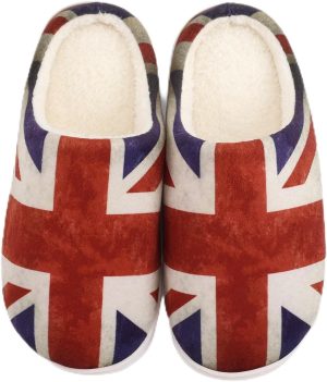 UK 5/6 Womens Memory Foam Slippers Cozy Warm Comfy House Shoes