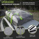Sailnovo 20 Cu Ft Waterproof Roof Luggage Bag Soft Roof Box - Image 5