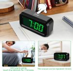KWANWA Digital Alarm Clock Battery Green LED - Image 6