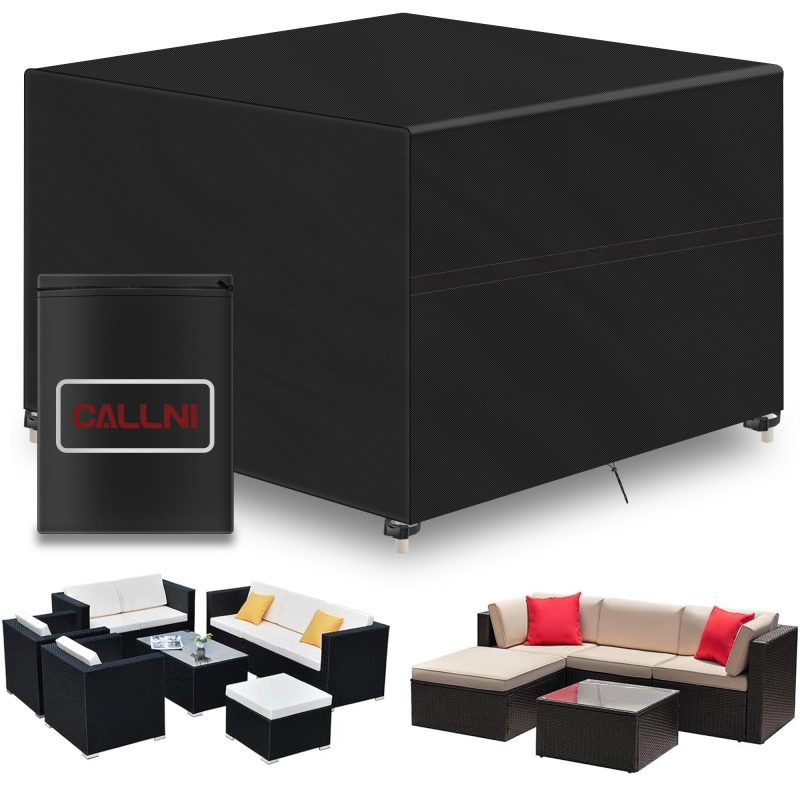 Outdoor Cube Furniture Cover 90x90x90cm Waterproof Windproof Anti-UV Outdoor