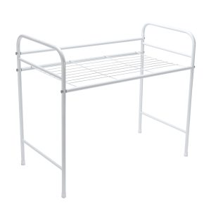 G-Rack Kitchen Shelf Rack Organiser White Countertop Storage - Image 1