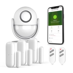 SECRUI WiFi Door Alarm Sensor Kit Tuya Smart App Remote Control Security