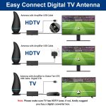 Yslyuiu Indoor TV Aerial Freeview HD Antenna for Smart TV Signal Booster - Image 5