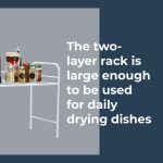 G-Rack Kitchen Shelf Rack Organiser White Countertop Storage - Image 4