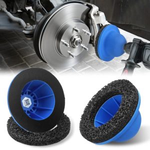 Car Wheel Hub Cleaning Brush 150mm Rust Removal Safe Fast Tool