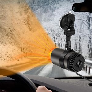 12V Car Heater Fan 150W Portable Demister Defroster Cigarette Lighter Plug