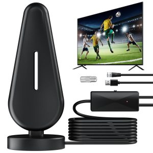 Indoor TV Aerial Freeview HD Antenna Signal Booster for Smart TV Indoor TV