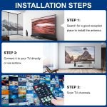 Yslyuiu Indoor TV Aerial Freeview HD Antenna for Smart TV Signal Booster - Image 6