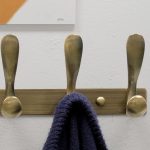 81PmX5B-RL HONSKY Wall Mounted Coat Rack 94cm Heavy Duty Metal Hook Rail Hat & Coat Hooks Black - Image 5