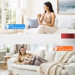 POEASYD Draught Excluder Door Bottom Seal 2 Pack Self Adhesive 2m x 45mm White - Image 5