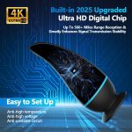 Yslyuiu Indoor TV Aerial Freeview HD Antenna for Smart TV Signal Booster - Image 2