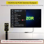 PROZOR ARC Audio Extractor - HDMI 2.0 ARC to 3.5mm Converter with CEC Volume Con - Image 5
