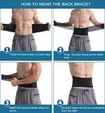 Paskyee Lower Back Support Belt with 6 Stays L(Fits waist 34-39) - Image 6