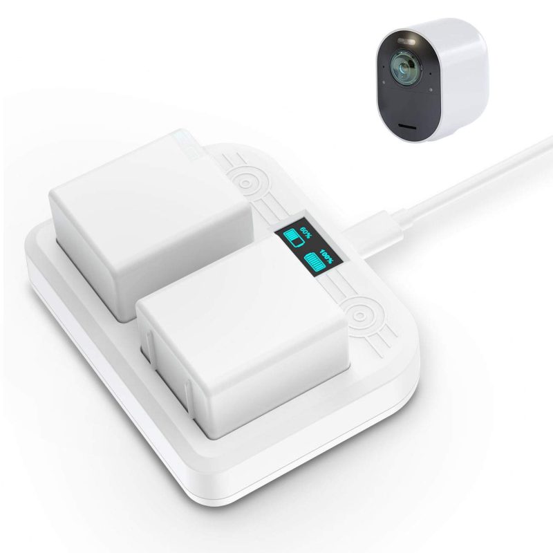 HOLACA Dual Charging Station Compatible with Arlo Ultra Ultra 2 Arlo Pro 3 Pro 4