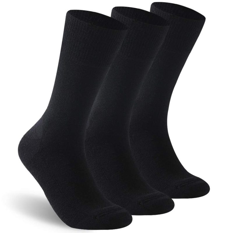51cKDt7yhdL Diabetic Socks Merino Wool Non Binding Cushion Sole Seamless Toe 3 Pairs Facool