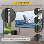 PROZOR ARC Audio Extractor - HDMI 2.0 ARC to 3.5mm Converter with CEC Volume Con - Image 3