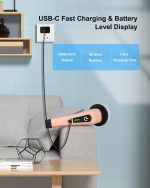 61AGHwLhpxL Leebein Leebein Electric Spin Scrubber Cordless Extendable Handle 8 Brush Heads - Image 3