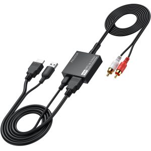 PROZOR ARC Audio Extractor - HDMI 2.0 ARC to 3.5mm Converter with CEC Volume Con - Image 1