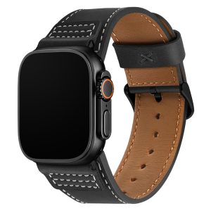 Leather Strap Compatible With Apple Watch Straps 44mm 45mm 46mm 42mm