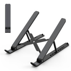 Adjustable Laptop Stand Foldable Riser Ergonomic Portable 10-15.6”