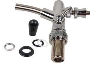 Beer Tap Chrome Plated Adjustable G5/8 Thread for Home Bar Restaurants