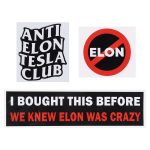 JSCARLIFE 3PCS Funny Car Bumper Sticker - Image 1