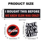JSCARLIFE 3PCS Funny Car Bumper Sticker - Image 2