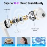 Thunelec Wireless Earbuds Bluetooth 5.4 Smart Touch Screen Case - Image 6