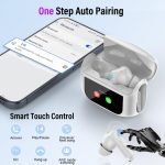 Thunelec Wireless Earbuds Bluetooth 5.4 Smart Touch Screen Case - Image 8