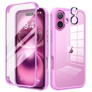 seacosmo iPhone 16 Case Full Body Shockproof Built in Screen Protector - Image 1