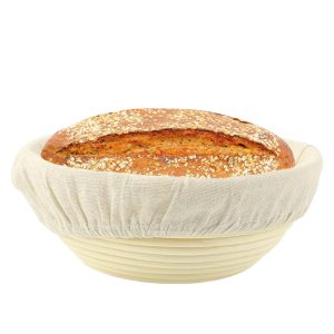 23cm Round Banneton Proofing Basket Natural Rattan Sourdough Easy