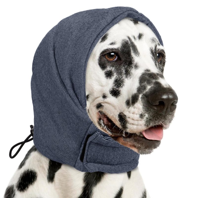 Small Dog Calming Hoodie Ear Wrap Anxiety Relief Noise Protection