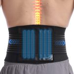 Paskyee Lower Back Support Belt with 6 Stays L(Fits waist 34-39) - Image 1